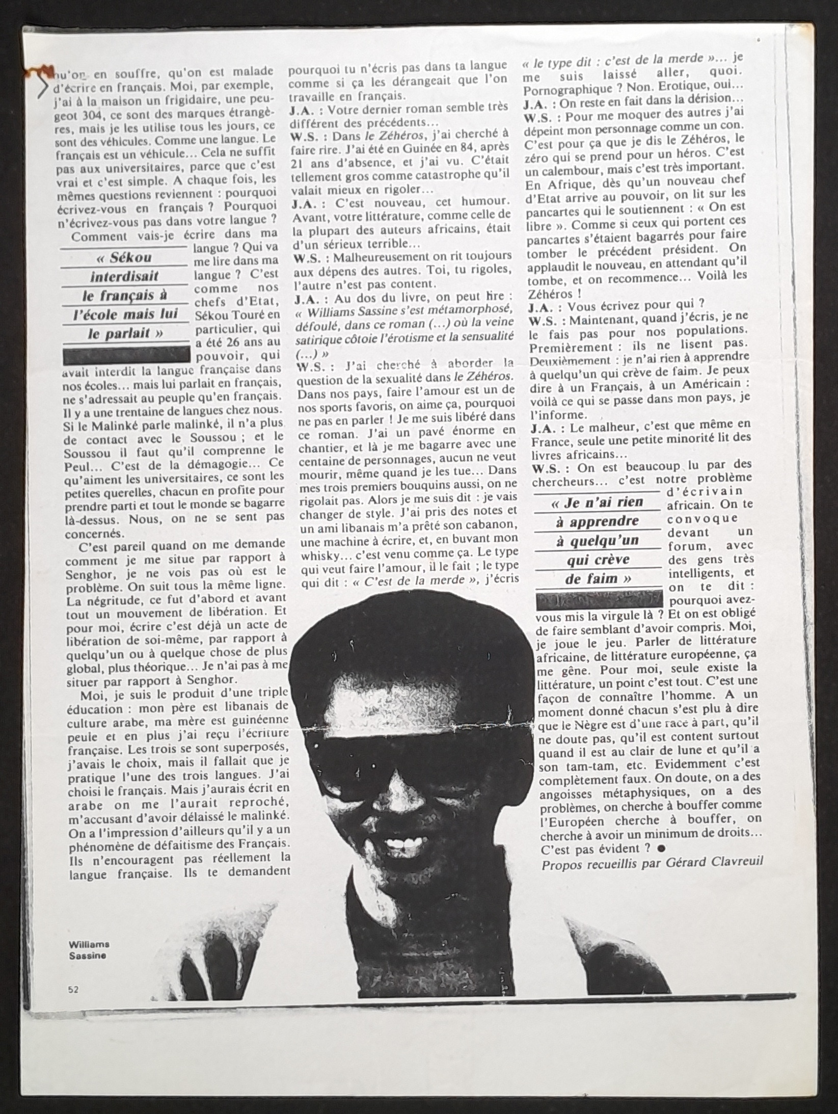 16.1.4 1987. Notre Librairie _ art de Ge╠ürard Clavreuil.1.jpg