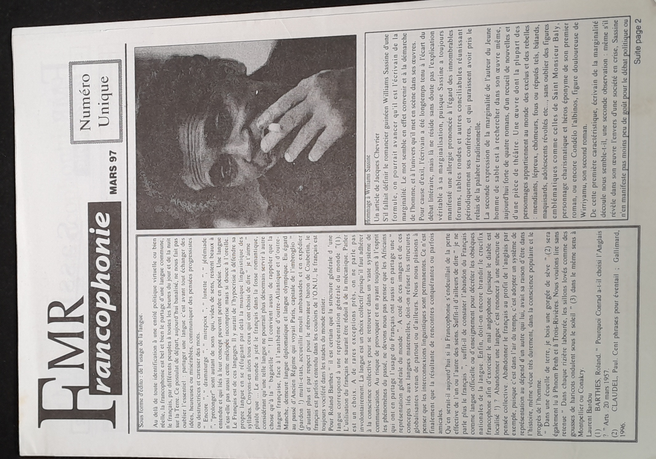 16.1.20 1997. FMR Francophonie. Hommage de Jacques Chevrier.1.jpg