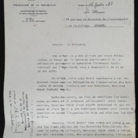 Correspondance Oumar Barou Diallo