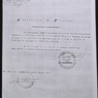 Certificat de travail signé Lamine Koulibaly 