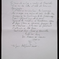 Correspondance Monique Blin