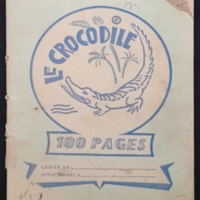 Cahier &quot;Le crocodile&quot;