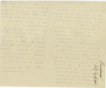 Lettre de Riccardo Zandonai à Carlo Clausetti, 1920-4-23 Lettre de Riccardo Zandonai à Carlo Clausetti, 1920-4-23