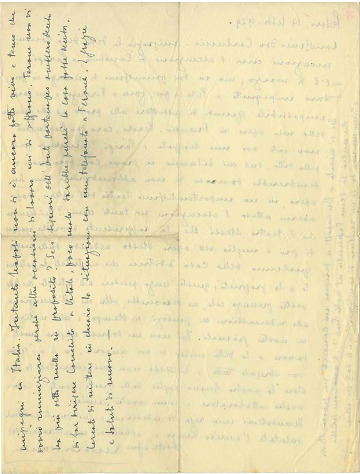 Lettre de Riccardo Zandonai à Carlo Clausetti, 1929-2-19 Lettre de Riccardo Zandonai à Carlo Clausetti, 1929-2-19