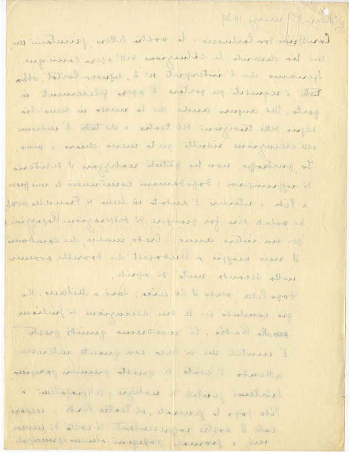 Lettre de Riccardo Zandonai à Carlo Clausetti, 1929-3-5 Lettre de Riccardo Zandonai à Carlo Clausetti, 1929-3-5