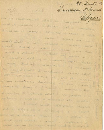 Lettre de Riccardo Zandonai aux Editions Ricordi, 1927-11-25 Lettre de Riccardo Zandonai aux Editions Ricordi, 1927-11-25