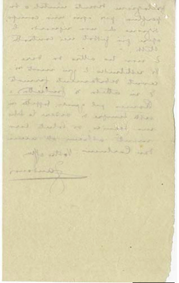 Lettre de Riccardo Zandonai à Renzo Valcarenghi, 1920-3-1 Lettre de Riccardo Zandonai à Renzo Valcarenghi, 1920-3-1