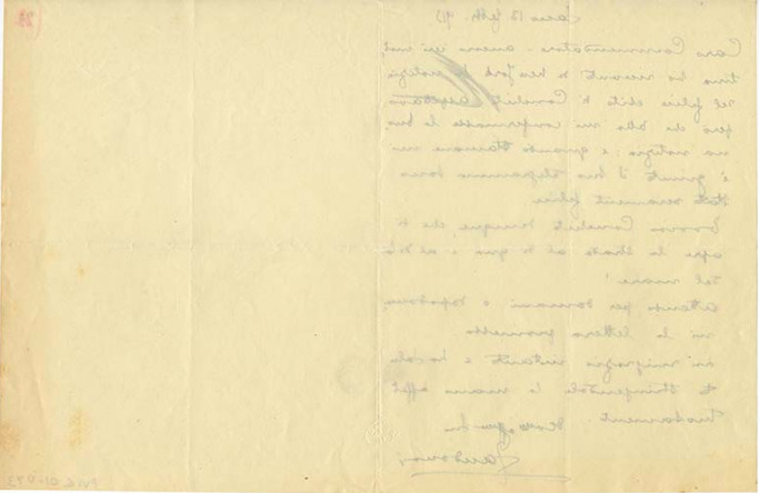 Lettre de Riccardo Zandonai à Tito II Ricordi, 1913-2-13 Lettre de Riccardo Zandonai à Tito II Ricordi, 1913-2-13