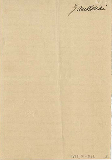 Lettre de Riccardo Zandonai à Tito II Ricordi, 1911-5-11