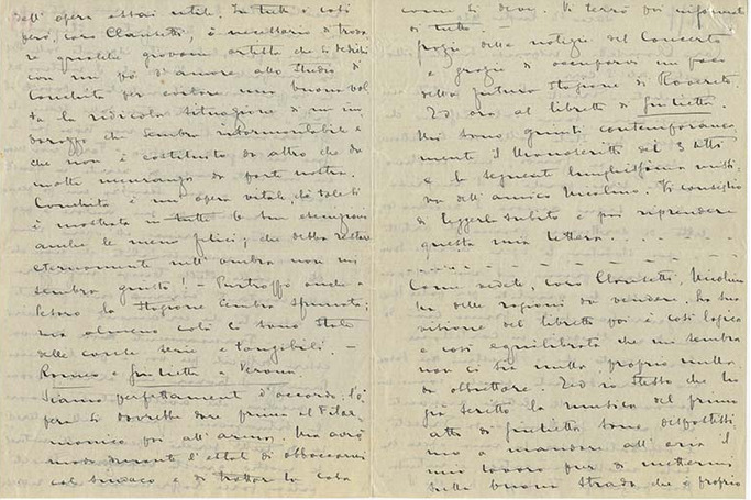 Lettre de Riccardo Zandona à Carlo Clausettii, 1920-7-13 Lettre de Riccardo Zandona à Carlo Clausettii, 1920-7-13