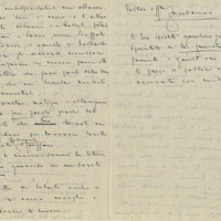Lettre de Riccardo Zandona à Carlo Clausettii, 1920-7-13