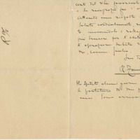 Lettre de Riccardo Zandonai à Tito II Ricordi, 1911-5-9