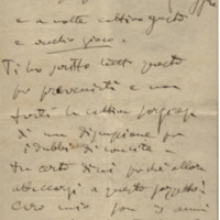 Lettre de Giacomo Puccini à Giulio Ricordi, 1907-2-18