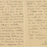 Lettre de Riccardo Zandonai à Giulio Ricordi, 1910-2-18