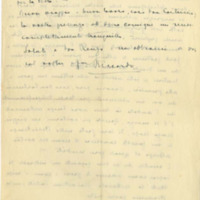 Lettre de Riccardo Zandonai à Carlo Clausetti, 1929-2-25