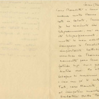 Lettre de Riccardo Zandonai à Carlo Clausetti, 1918-1-23