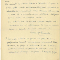 Lettre de Riccardo Zandonai à Carlo Clausetti, 1929-3-5