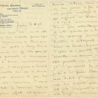Lettre de Riccardo Zandonai à Tito II Ricordi, 1913-10-26