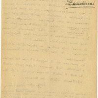 Lettre de Riccardo Zandonai à Renzo Valcarenghi, 1928-2-28