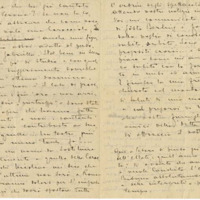 Lettre de Riccardo Zandonai à Carlo Clausetti, 1920-1-12