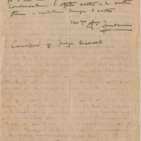 Lettre de Riccardo Zandonai à Tito II Ricordi, 1912-6-12