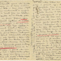 Lettre de Riccardo Zandonai à Renzo Valcarenghi, 1920-2-13