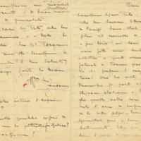 Lettre de Riccardo Zandonai à Tito II Ricordi, 1914-3-10