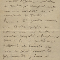 Lettre de Giacomo Puccini à Tito II Ricordi, 1906-2-18
