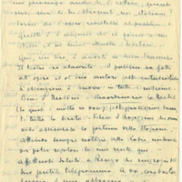 Lettre de Riccardo Zandonai à Carlo Clausetti, 1929-3-14