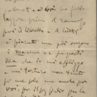Lettre de Giacomo Puccini à Giulio Ricordi, 1907-2-18