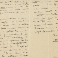 Lettre de Riccardo Zandonai à Tito II Ricordi, 1911-7-22