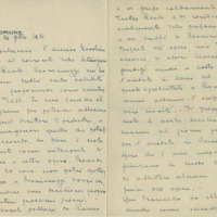 Lettre de Riccardo Zandonai à Carlo Clausetti, 1930-2-14