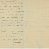 Lettre de Riccardo Zandonai à Carlo Clausetti, 1930-2-20