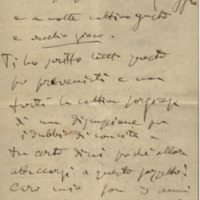 Lettre de Giacomo Puccini à Tito II Ricordi, 1906-2-18