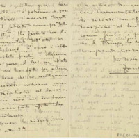 Lettre de Riccardo Zandonai à Tito II Ricordi, 1912-1-27
