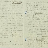 Lettre de Riccardo Zandonai à Carlo Clausetti, 1921-6-20