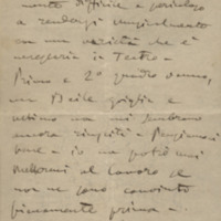 Lettre de Giacomo Puccini à Giulio Ricordi, 1907-2-18