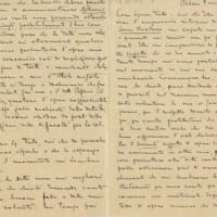 Lettre de Riccardo Zandonai à Tito II Ricordi, 1911-5-9