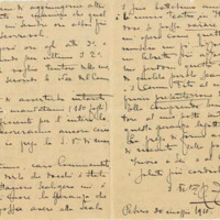 Lettre de Riccardo Zandonai à Giulio Ricordi, 1910-5-30