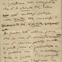 Lettre de Giacomo Puccini à Tito II Ricordi, 1906-2-18
