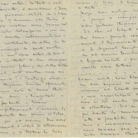 Lettre de Riccardo Zandona à Carlo Clausettii, 1920-7-13