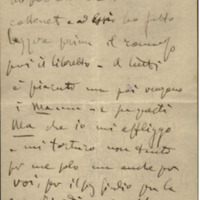 Lettre de Giacomo Puccini à Tito II Ricordi, 1906-2-18