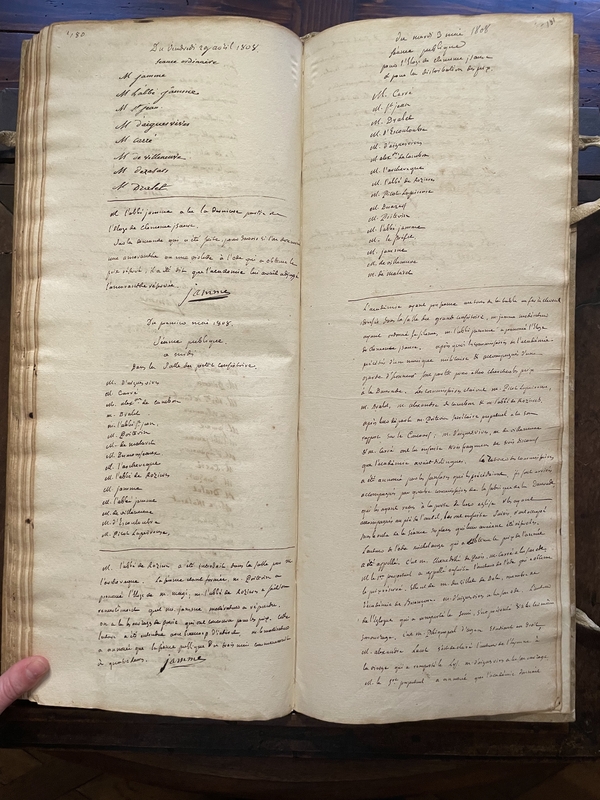 284.Séance du 29 avril 1808