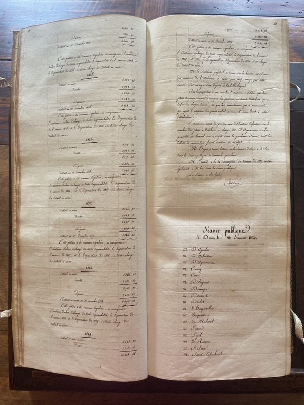 44.Séance du 16 janvier 1820