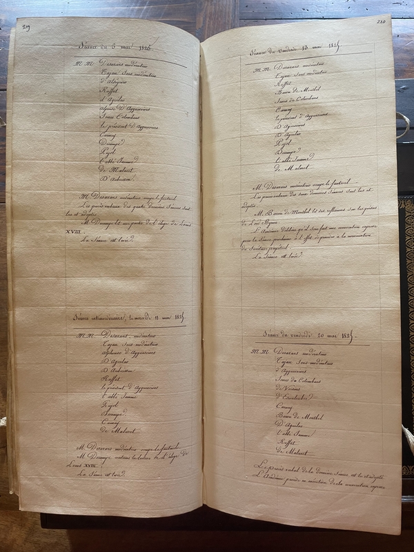 258.Séance du 20 mai 1825 258.Séance du 20 mai 1825
