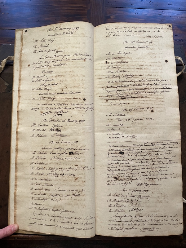 38.Séance du 12 janvier 1787 38.Séance du 12 janvier 1787