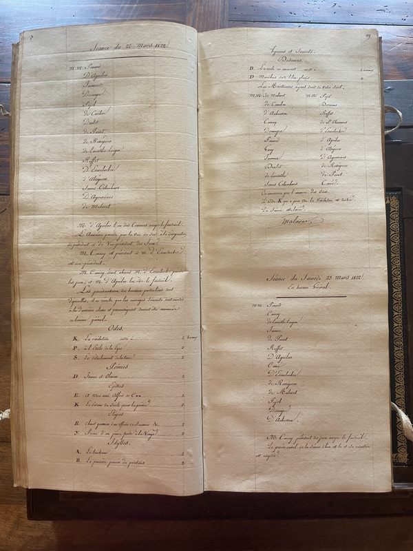 130.Séance du 22 mars 1822