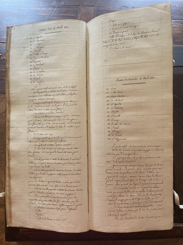 60.Séance du 14 avril 1820 60.Séance du 14 avril 1820