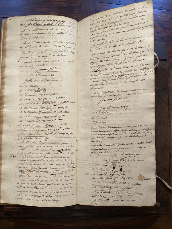 129.Séance du 22 avril 1789
