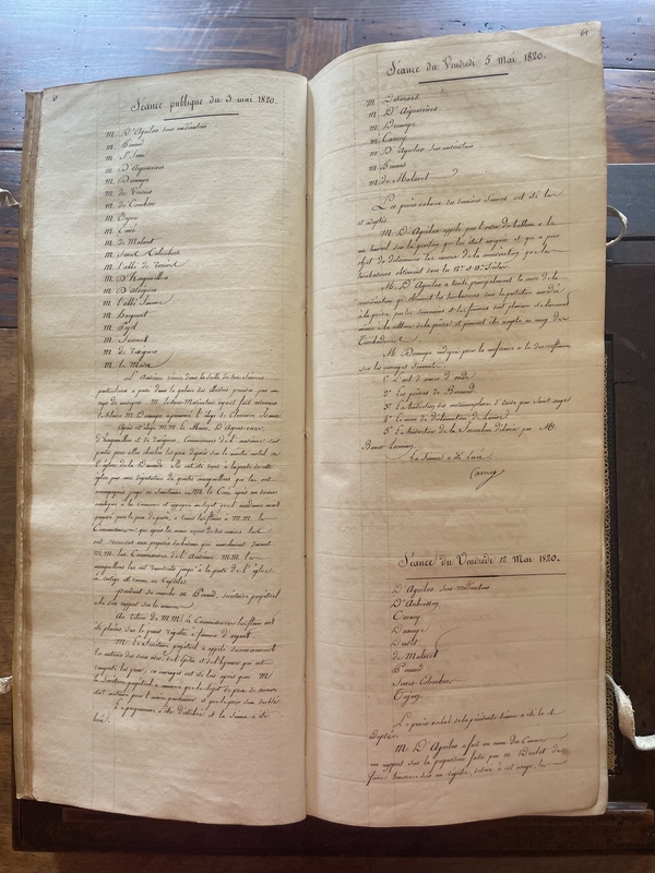 66.Séance du 12 mai 1820 66.Séance du 12 mai 1820